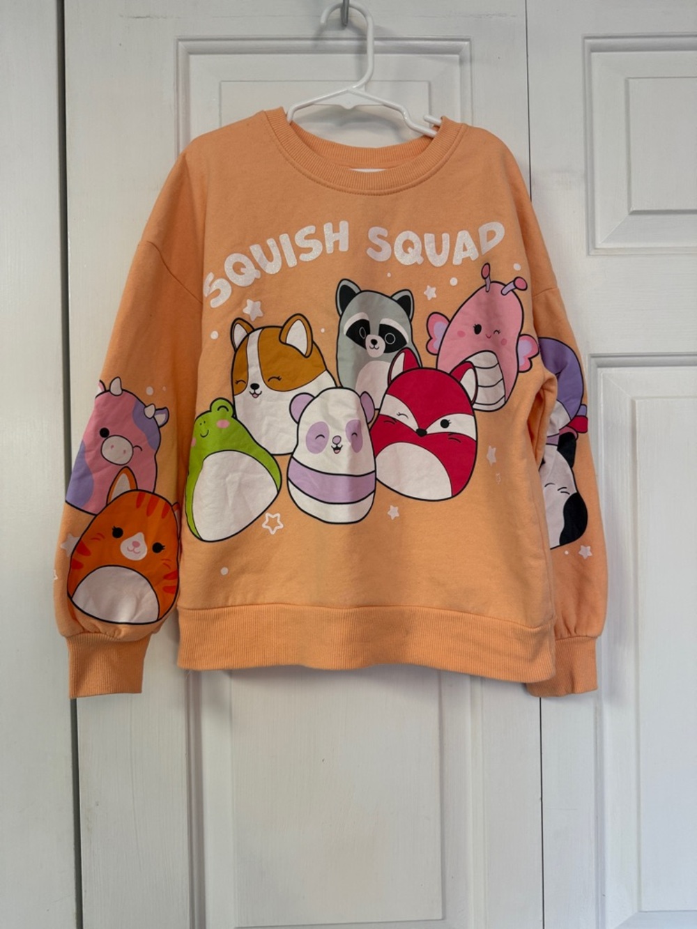 Squishmallows Peach Crewneck Sweatshirt